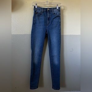 Garage Ultra High Rise Skinny Jeans Blue
